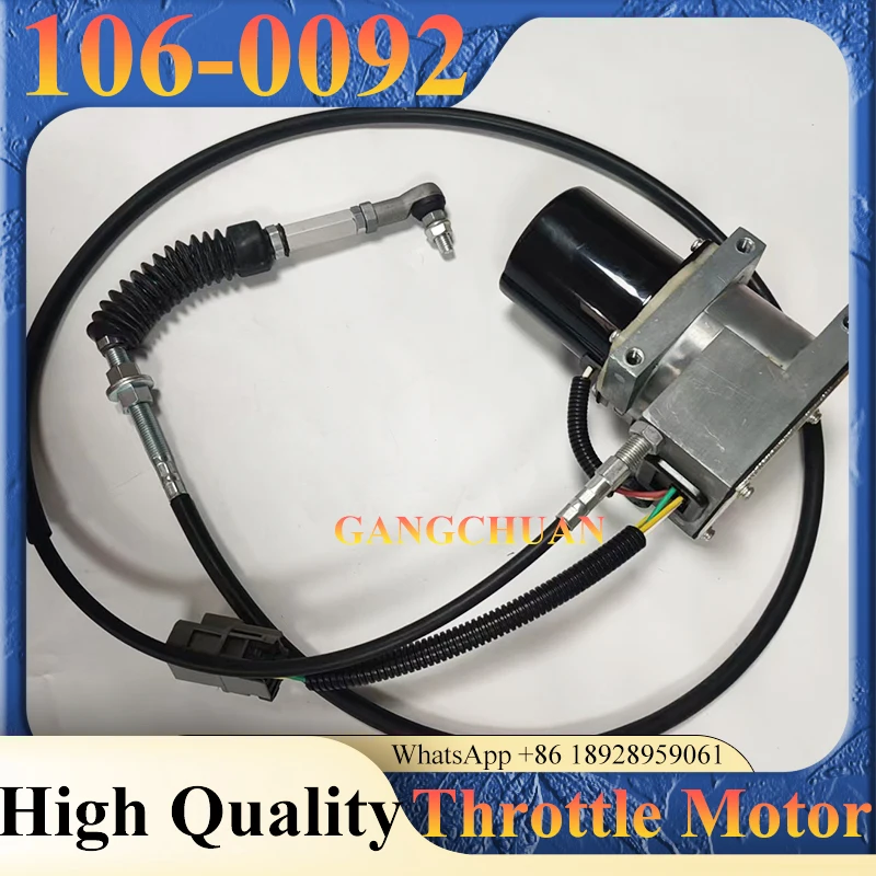 Hoge Kwaliteit Graafmachine Deel Gasklepmotor Enkele Kabel106-0092 voor E320 E320L E320N