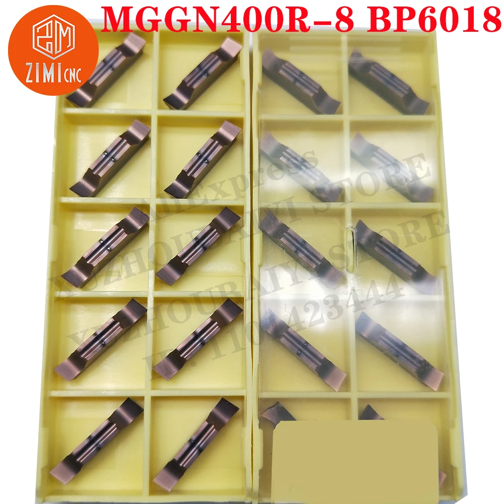 MGGN400R-8 BP6018 MGGN400R-8 Carbide Insert Grooving Insert Turning Tool mechanical CNC cutting Tool Cutter Lathe Slotting Blade