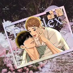 Korean BL Manwha BJ Alex Acrylic Card Jaekyung Dongkyun Transparent Card Group Photo Card Manga Goods Collection Shooting Prop