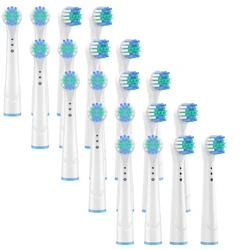 Substituição Escova Cabeças para Oral B Toothbrush, Advance Power, Pro Health, Escova de Dentes Elétrica, 20 Pcs, 16 Pcs, 12 Pcs, 8 Pcs, 4Pcs