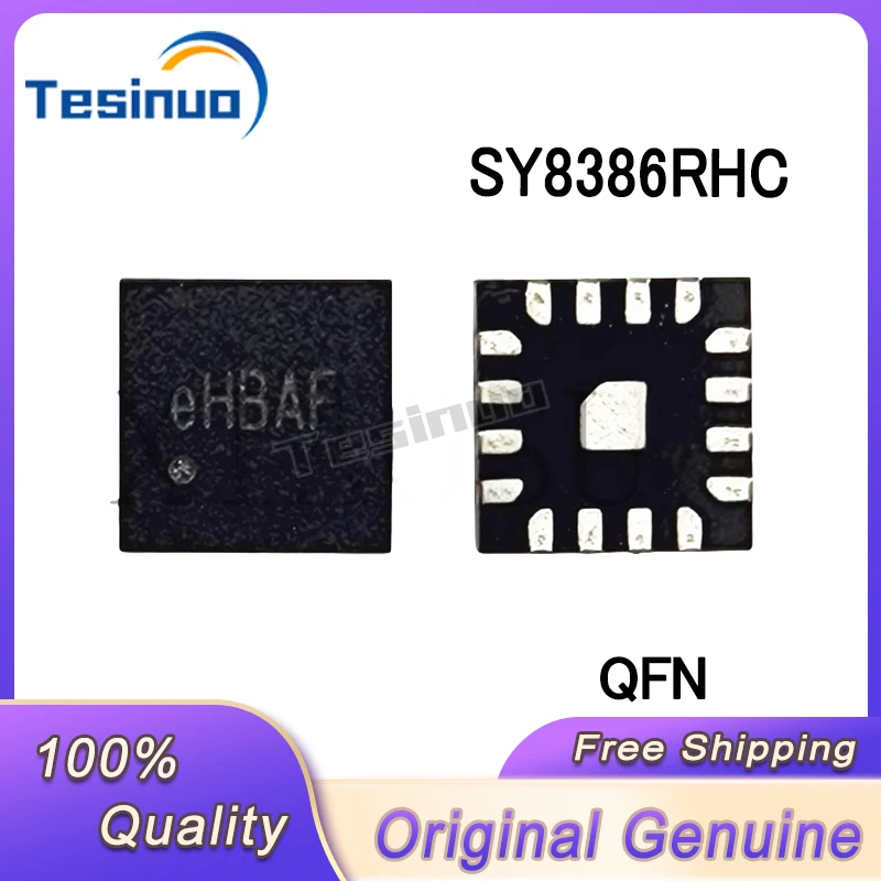 5/PCS New Original SY8386RHC SY8386 (eHAIZ eHBJF eHBAK eH...) QFN In Stock