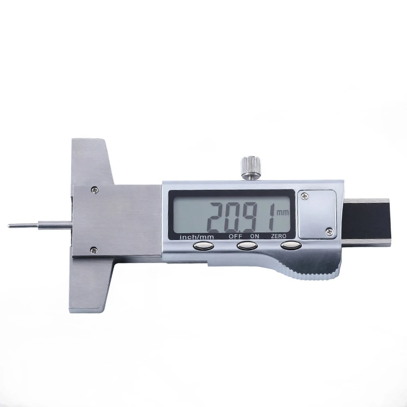 2025 New Stainless Steel Tire Tread Depth Gauge,LCD Digital Tire Tread Depth Gauge Tool With Inch And MM Conversion