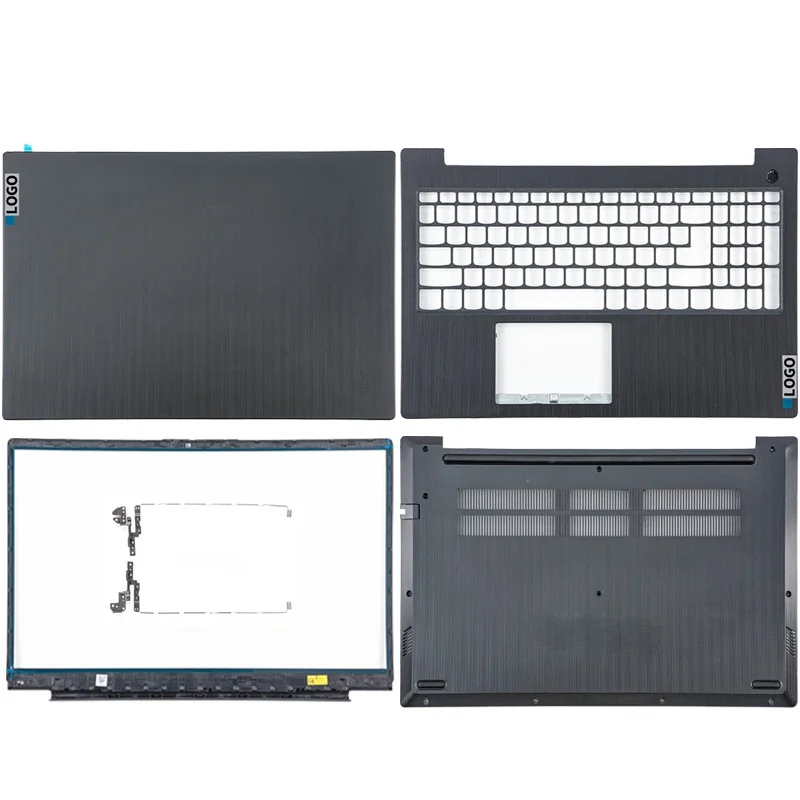 

For Laptop Lenovo V15 G2 ALC ITL IJL LCD Back Cover Front Bezel Palmrest Upper Case Lower Bottom Shell Hinges Black 5CB1B96446