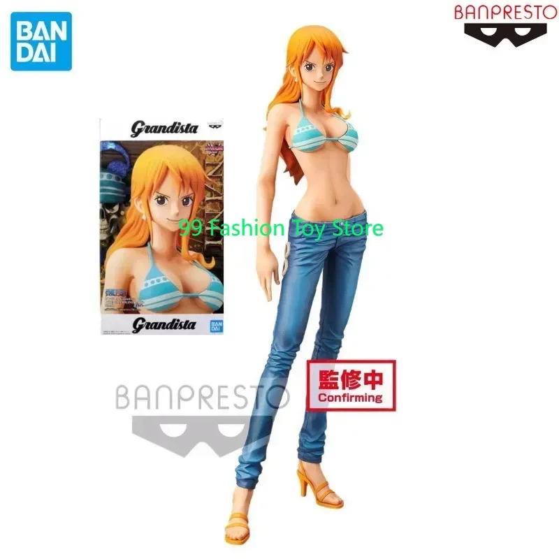 

In Stock BANDAI BANPRESTO Original One Piece ROS Grandista Nami Anime Figure Action Figures Toys for Kids Gift