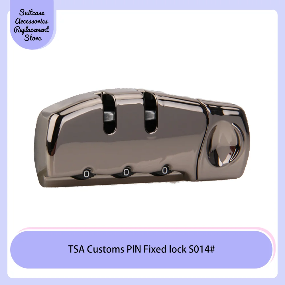 Fixed combination lock, advanced color fixed lock, fashion luggage fixed lock quality assurance safe and strong