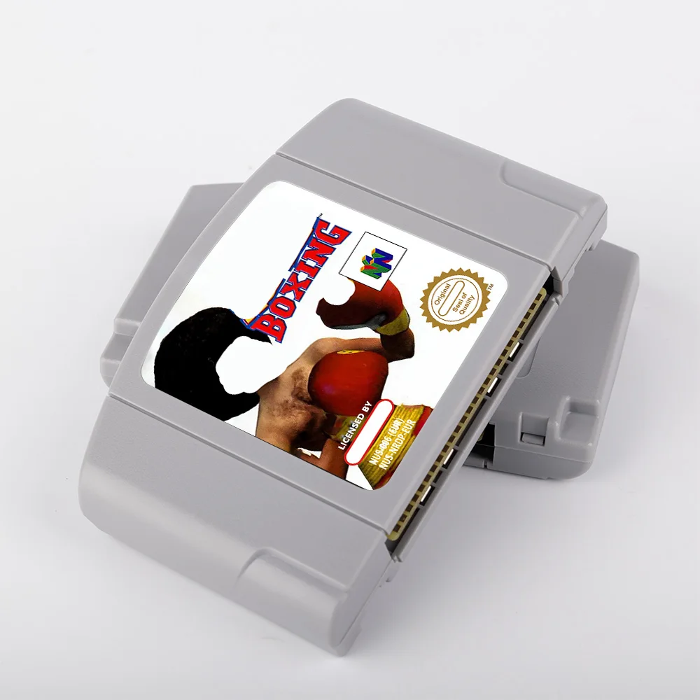 Cartucho de juego de 64 bits Rumbled Game Boxing Readyed, versión USA NTSC o versión EUR PAL para consolas N64