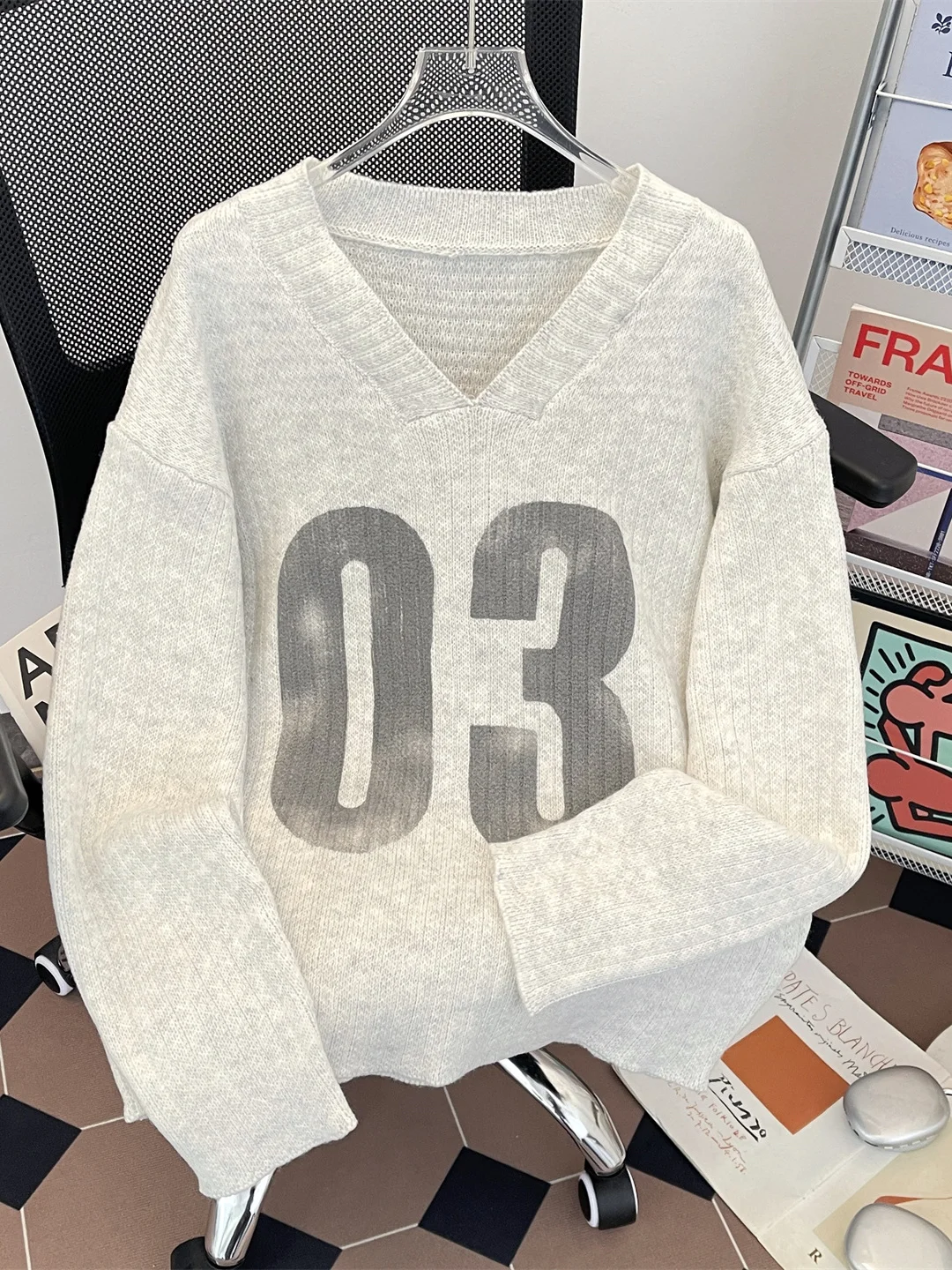 

Ретро американский полосатый свитер с v-образным вырезом, мужской длинный вязаный свитер Spor Leisurely Sle, осень-зима, повседневный, элитный, ощущение