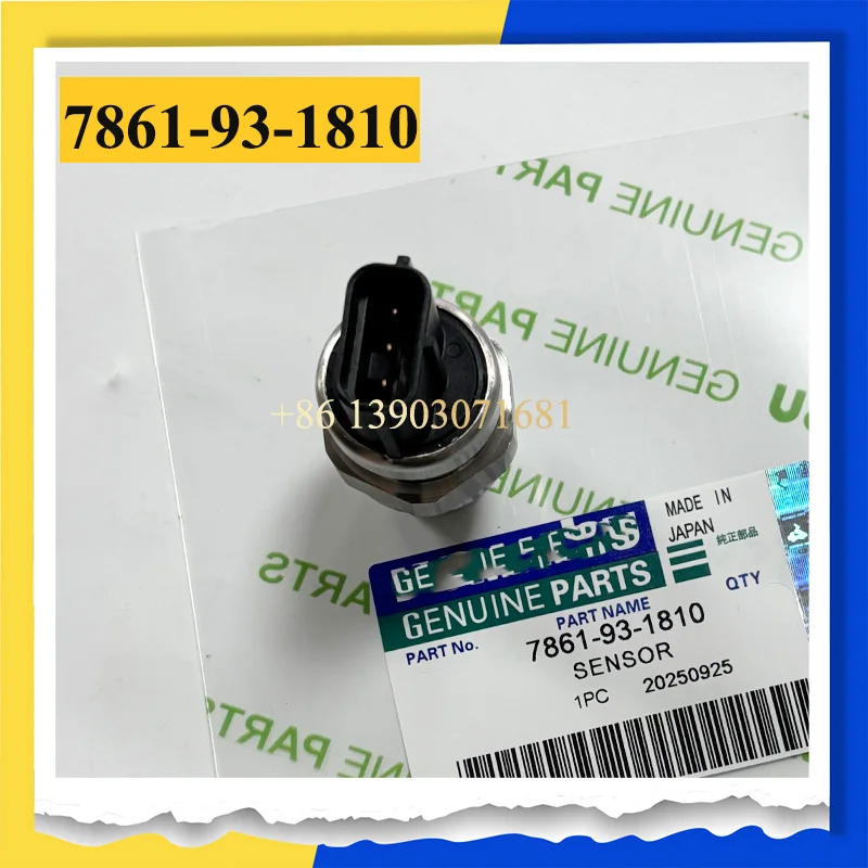Pressure Sensor Switch 7861931810 7861-93-1810 for Komatsu PC200-8 PC210-8 PC220-8 Excavator Pressure Sensor