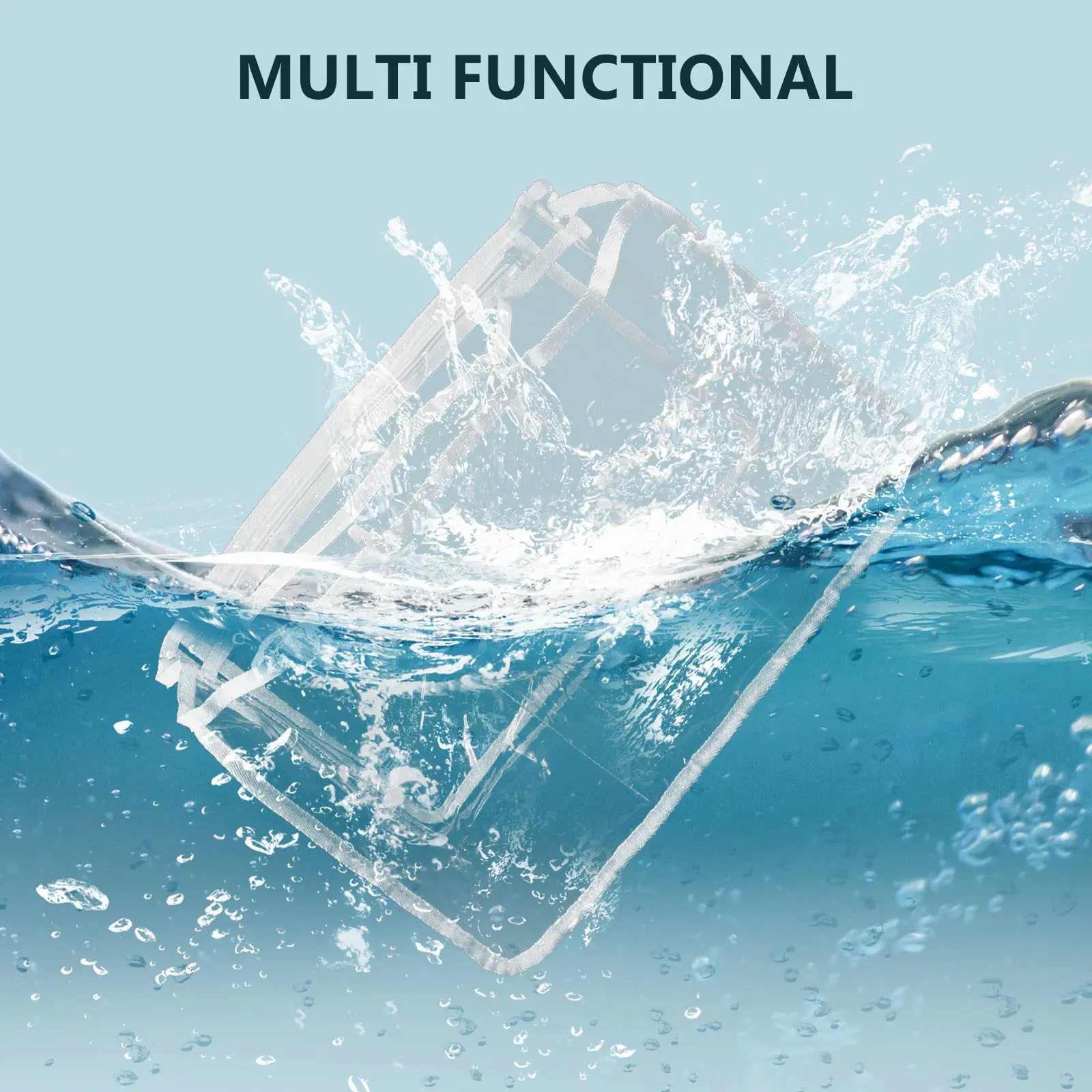 

Прозрачная большая пляжная сумка-тоут, прозрачный пластиковый мешок для переноски, многоразовый органайзер для хранения для путешествий на природе и плавания