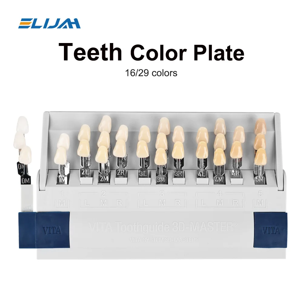 Teeth Whitening Comparison Board Dental Shade Guide  Toothguide 3D Master With Bleached Shade Guide