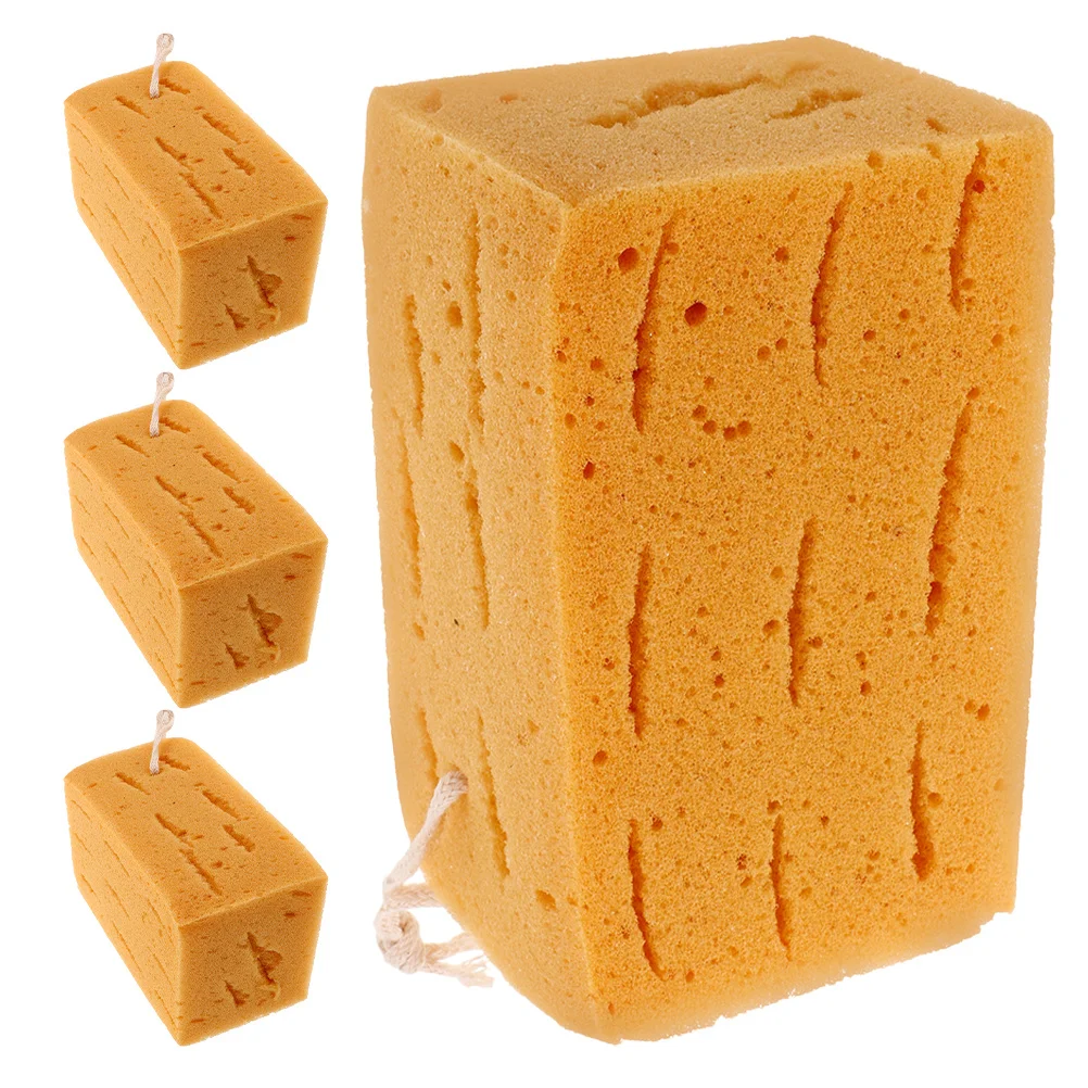 

4Pcs Large Car Wash Sponge Highdensity Soft Reusable Comfortable Grip Cleaning Sponges for Carwashing Carwash Sponge