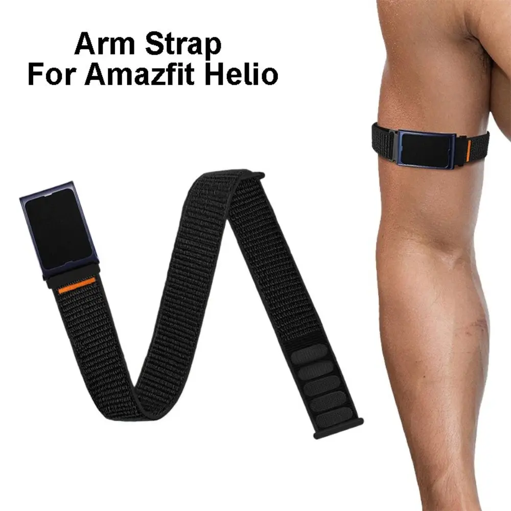 Adjustable Elastic Bicep Band Replacement Sweat Resistant Nylon Sport Band Cozy Breathable Sport Arm Strap for Amazfit Helio