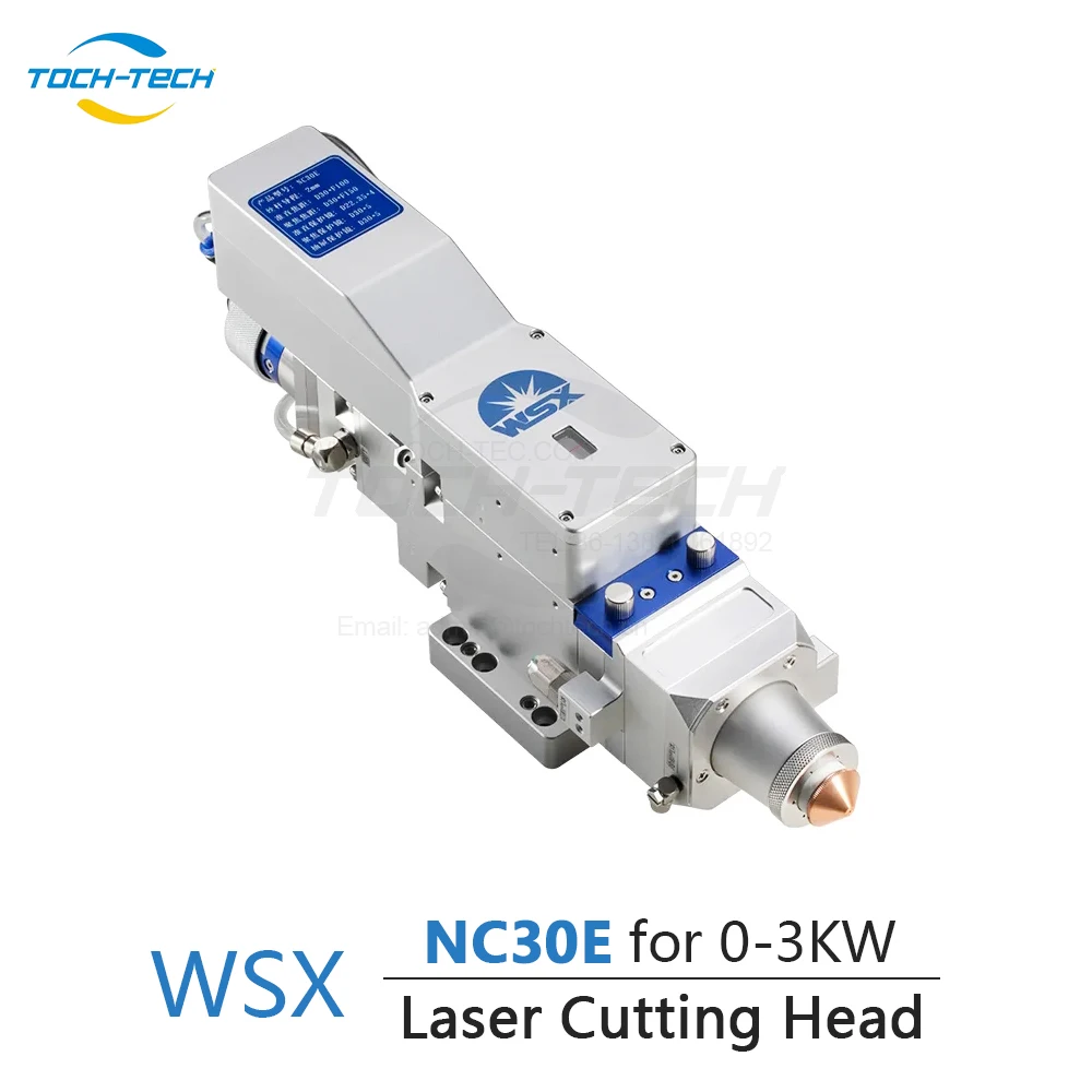 TOCHTECH WSX Fiber Laser Cutting Head NC30E for 0-3kw F125/150/200mm Focusing Lens