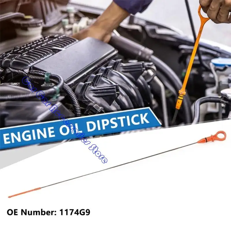 242D ก้านวัดระดับน้ำมันเครื่อง 1174F0 1174G1 การวัดที่แม่นยำก้านวัดระดับน้ำมัน