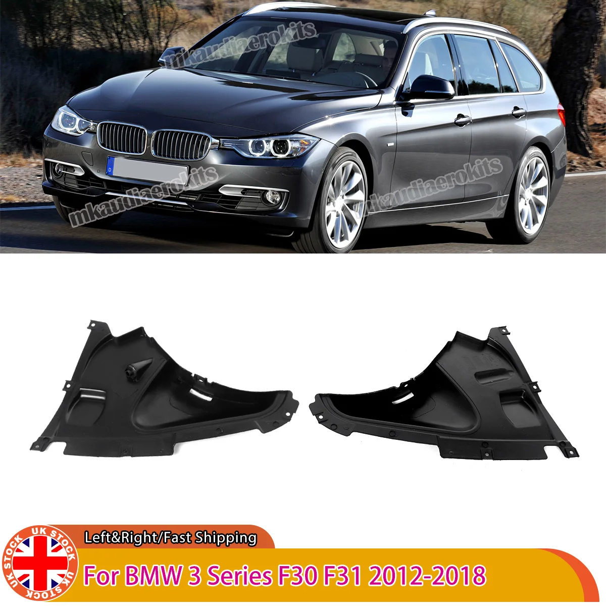 

Комплект подкрылок для BMW 3 серии 2012 2013 2014 2015 2016-2018 F30 F31 320i 328i 330e 335i 340i 51717260739 51717260740