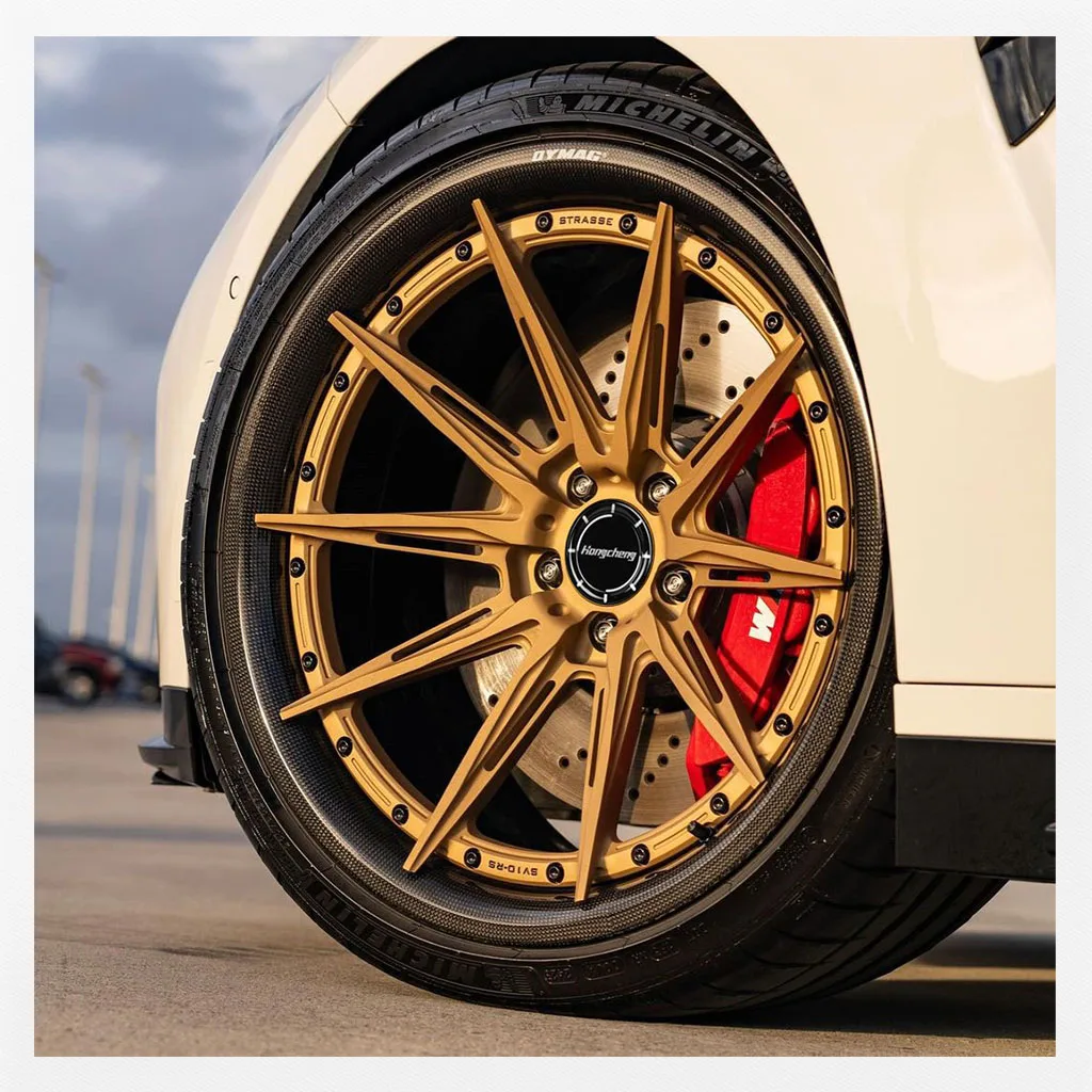 

2 Piece Forged Wheels Full Carbon Fiber Rims 5x114.3 5x120 5x112 5x130 18 19 20 21 22 23 Inch Wheel For Ferrari Lamborghini Bmw