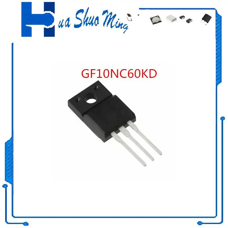 

10 шт./лот GF10NC60KD GF10NC60 10NC60 TO220F