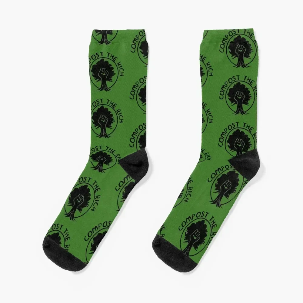 Compost the Rich Socks floor aesthetic Boy Socks Women's