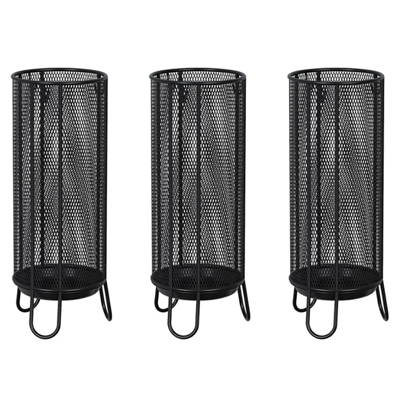 3X Umbrella Stand Umbrella Storage Rack Commercial Hotel Lobby Office Umbrella Bucket Door Umbrella Bucket Household