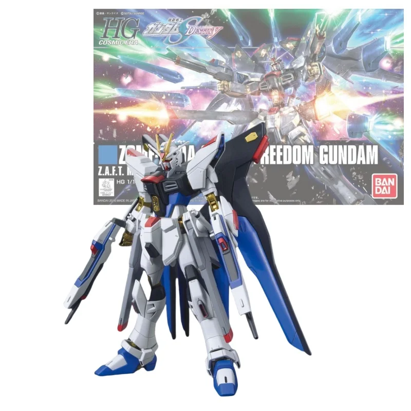 Bandai Hgce 201 1/144 Gundam Seed Freedom Assault Freedom Gundam Assembly Model Cool Gift Mecha Warrior Figurine Puzzle Toy