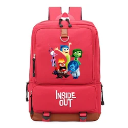 Disney Inside Out Backpack For Boys Girls Travel Shoulder Backpack Men Women Large Capacity Daily Bookbag Mochila