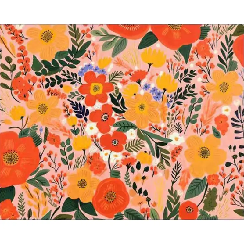 

GATYZTORY Flower Paint By Numbers Home Wall Art Decor Pictures By Numbers Scenery Number Painting Handmade Coloring By Numbers