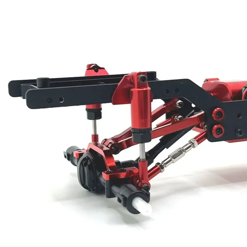 

1/12 New MN99S remote control car spare parts, metal upgrade, tie rod, shock absorber, kit bag