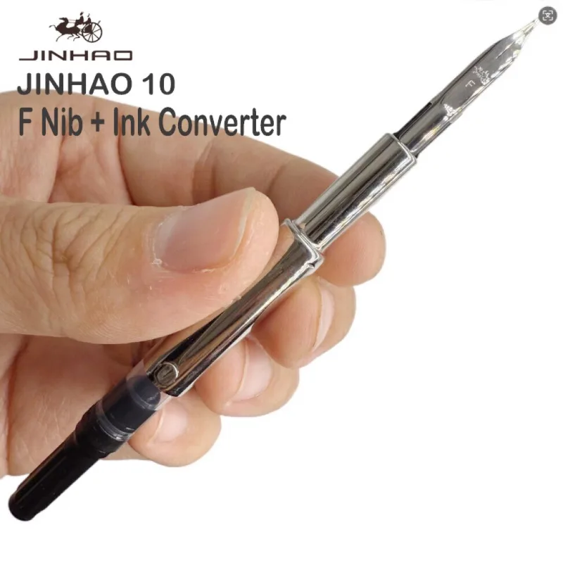 JINHAO 10 stalówka do pióra wiecznego z konwerterami atramentu kaliber 5,5 mm wkłady do napełniania atramentu szkolne artykuły biurowe artykuły papiernicze — zdjęcie produktu 2