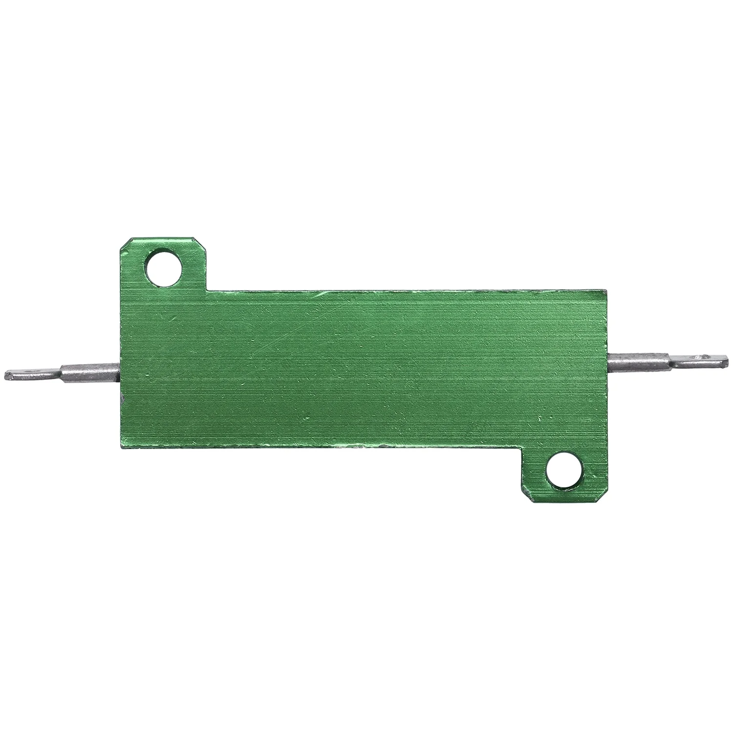 Aluminum Case 50W 25 Ohm Chassis Mounted Wirewound Resistor Green