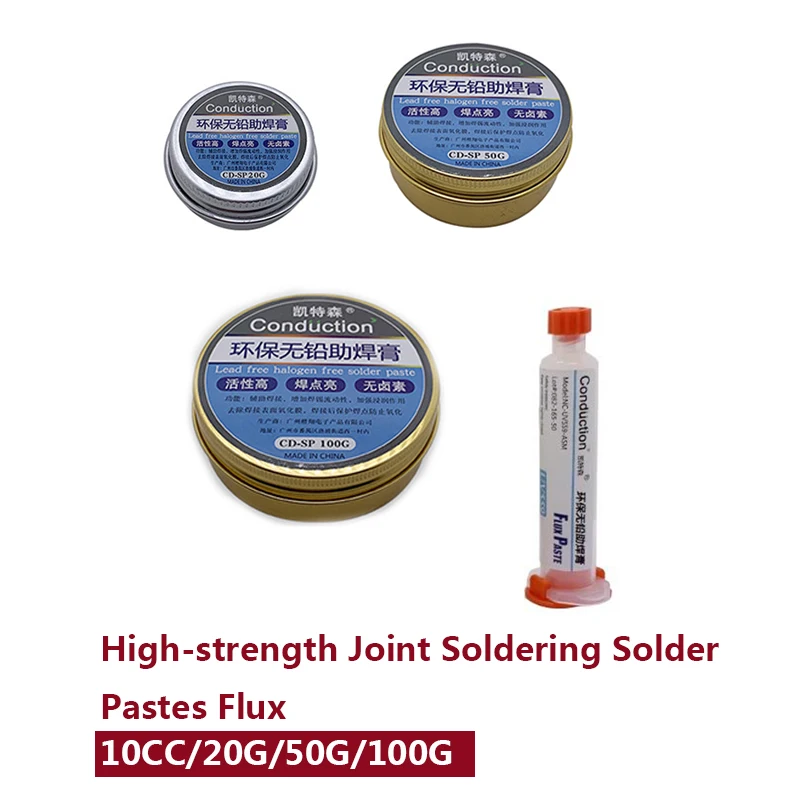 

Lead-free No-Clean Halogen-free BGA PCB Flux Paste No-Clean Solder/SMD Soldering Paste Flux Grease Phone Patch Welding Flux