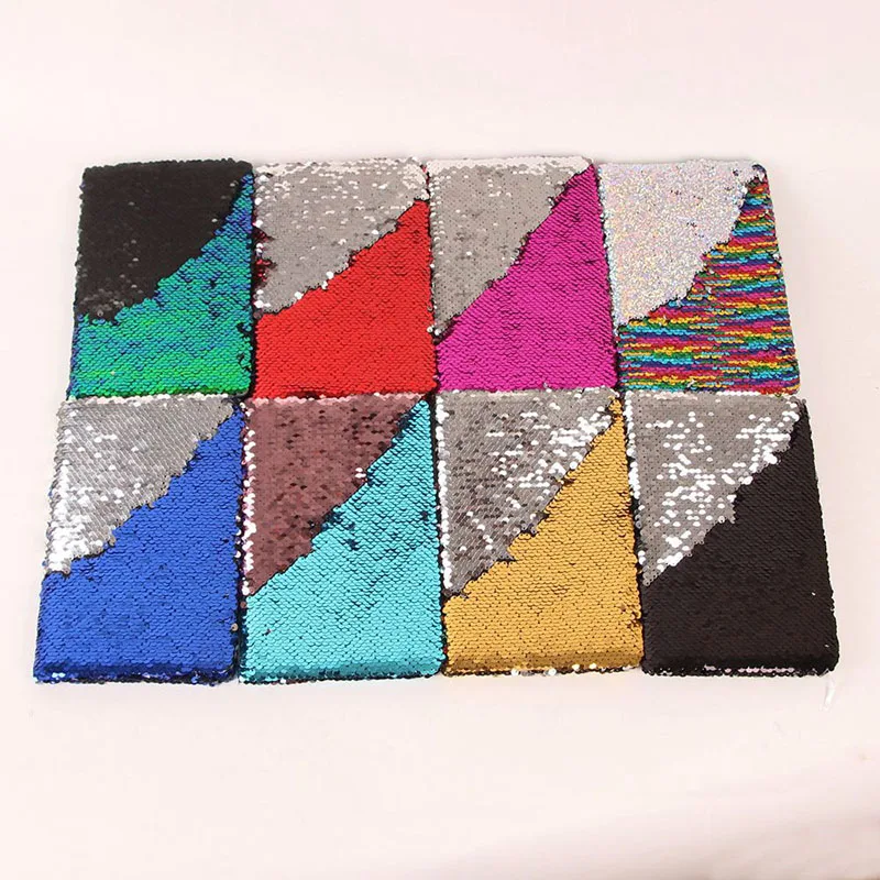 Creative Mermaid Flips Discoloration Notebook Fashion Colorful Business Office Notepad Cute Sequins Series A5 Notebooks