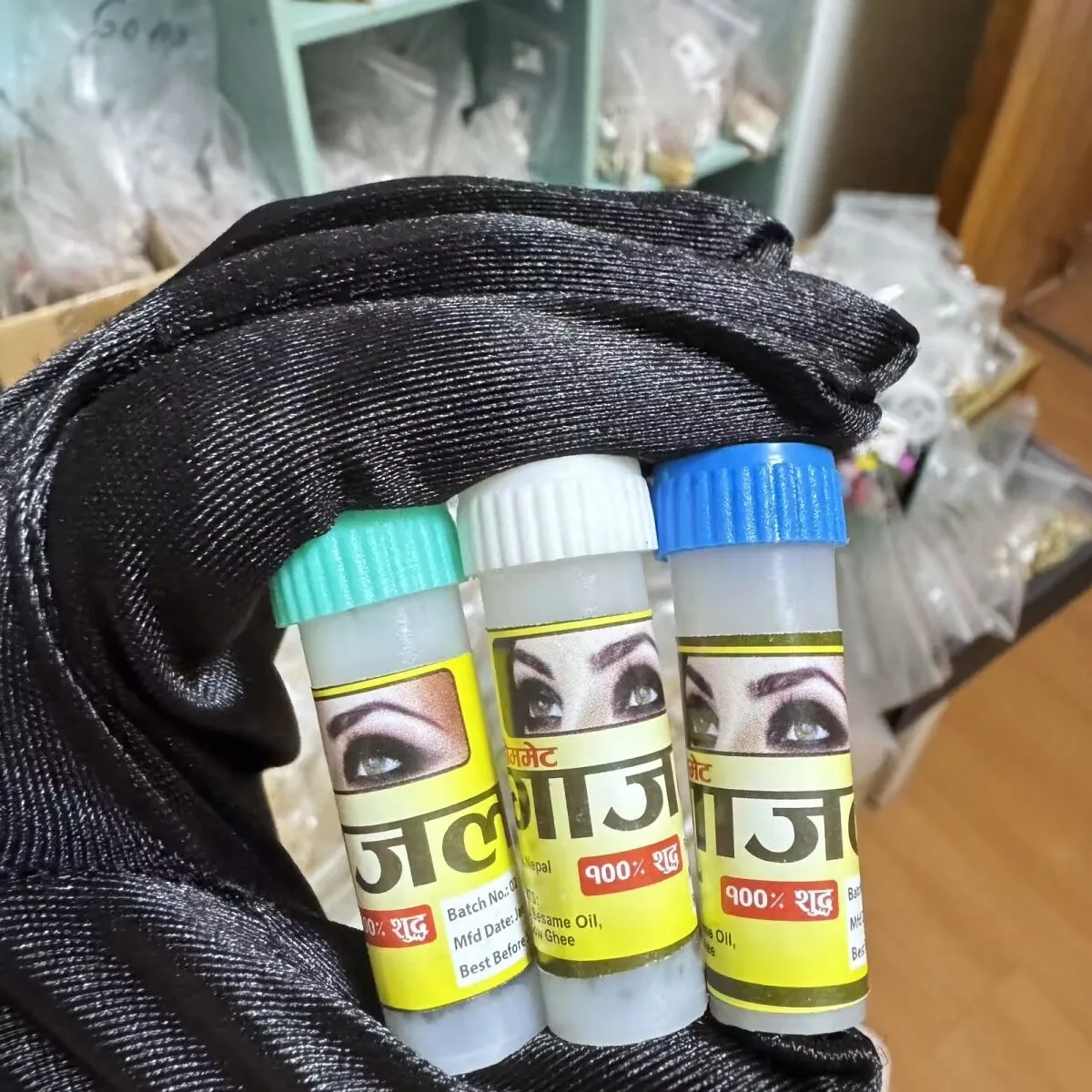 

Натуральная кисть для бровей Cream1 Бутылка, Kajal Индийская натуральная черная подводка для глаз Kohl Водостойкие долговечные инструменты для макияжа