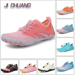 Pink Water Shoes women Sneakers Barefoot Outdoor Beach Sandals Upstream Aqua Shoes Quick-Dry River Sea Diving Swimming Size 42