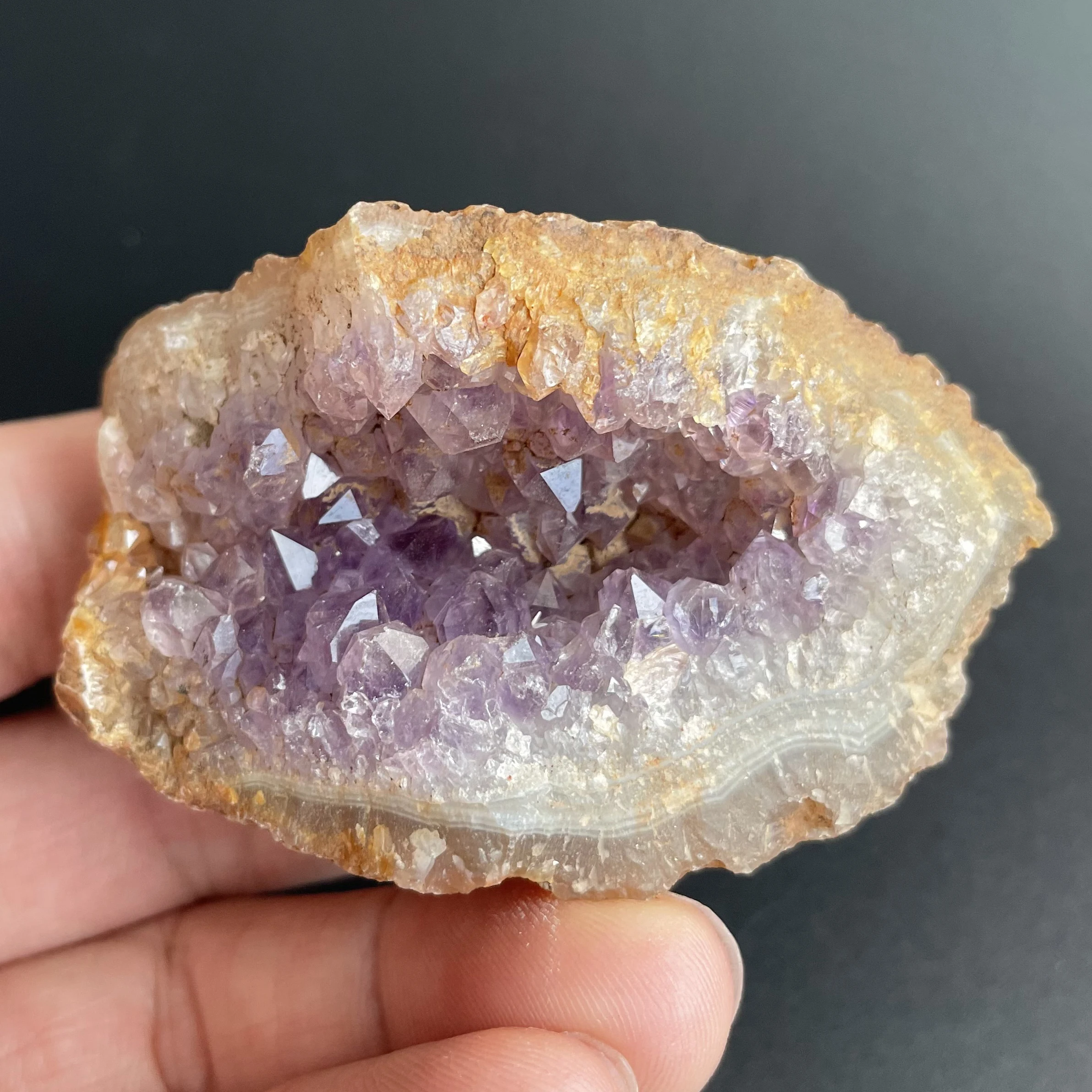 Natural Stone Geode agate  Crystal  Polished Quartz Wand Point Reiki Healing Gift Room Decor