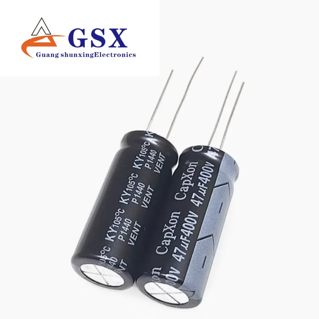 

47UF 400V CAPXON aluminum electrolytic capacitor 400v47uf 13 * 30 Fengbin KY 105 degrees
