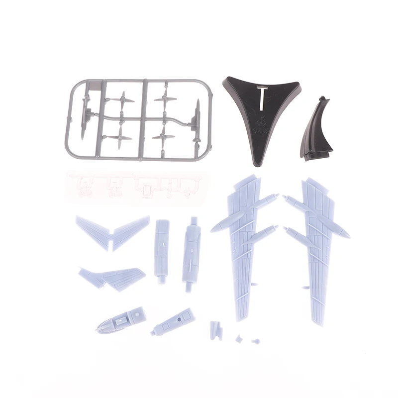 

2/8PCS Mini Plastic Toy 1/144 Scale Airplane Assembly Model B-2 TY-95 RO-4A UH-60A WD-8 J-10 Fighter Ornament