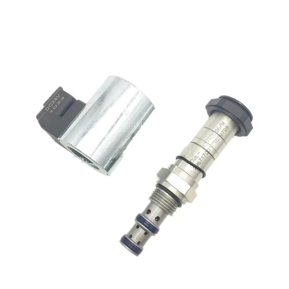 

For D2E-A3/H2D26/M 29671700 1639798 SDLG Sany XCMG XE215 245 Pilot Safety Lock Solenoid Valve Coil Road Paver Excavator Parts