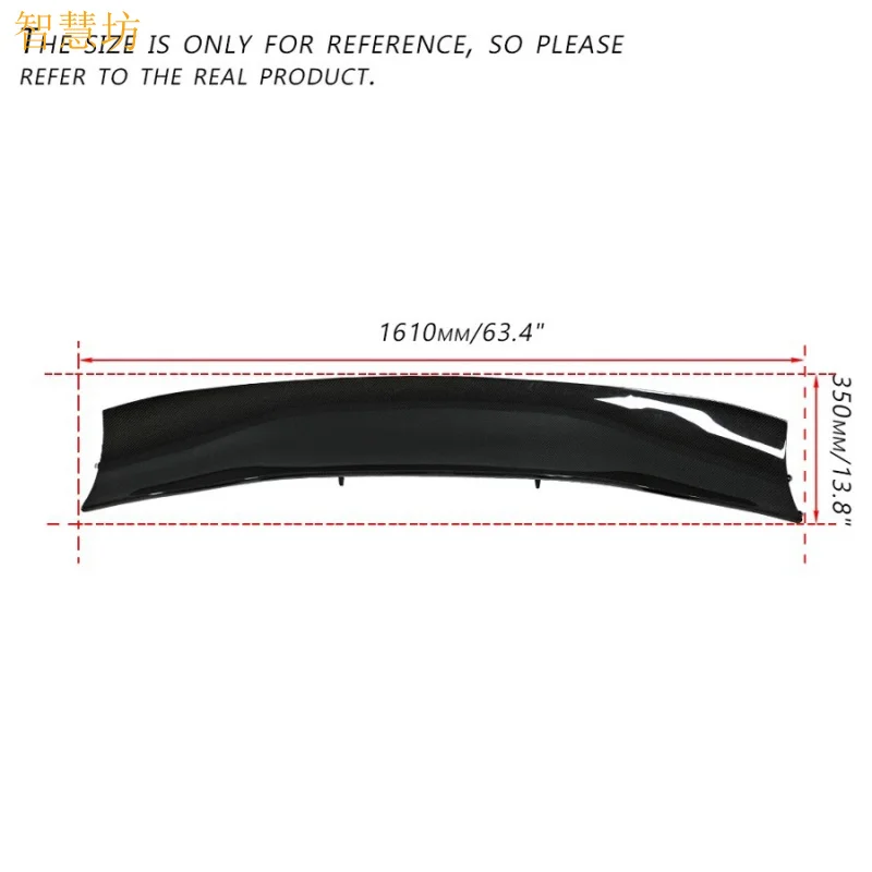 

Suitable for Toyota GR86 Subaru BRZ Carbon Fiber APR Style GT Spoiler Large Spoiler Wind Deflector