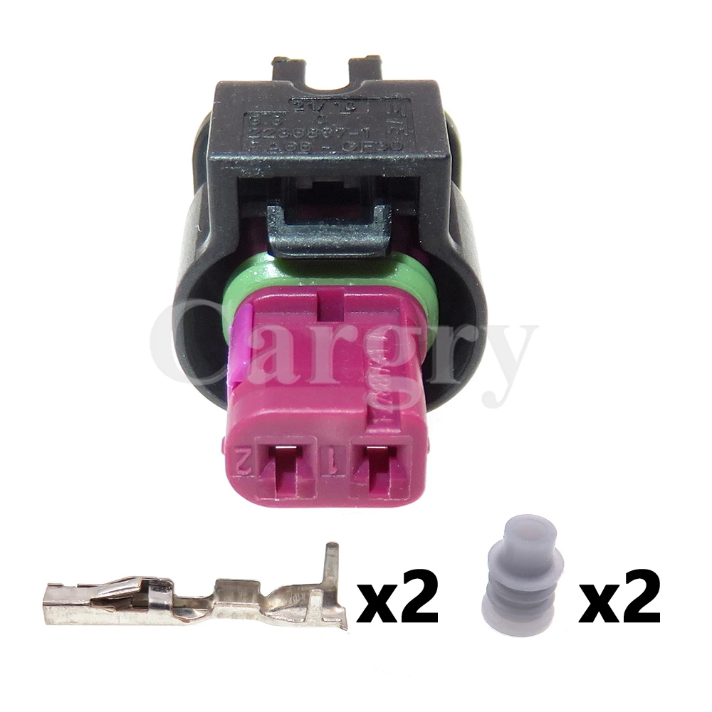 1 Set 2P 2236897-1 4-2236896-1 805-120-534 AC Assembly Car Accessories Automotive Electric Cable Socket with Wires