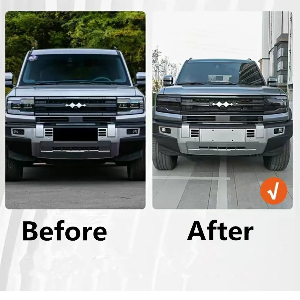 For BYD Formula Leopard 5 Headlights Taillights Smoked Black Light Film Modification Protection Against Scratches