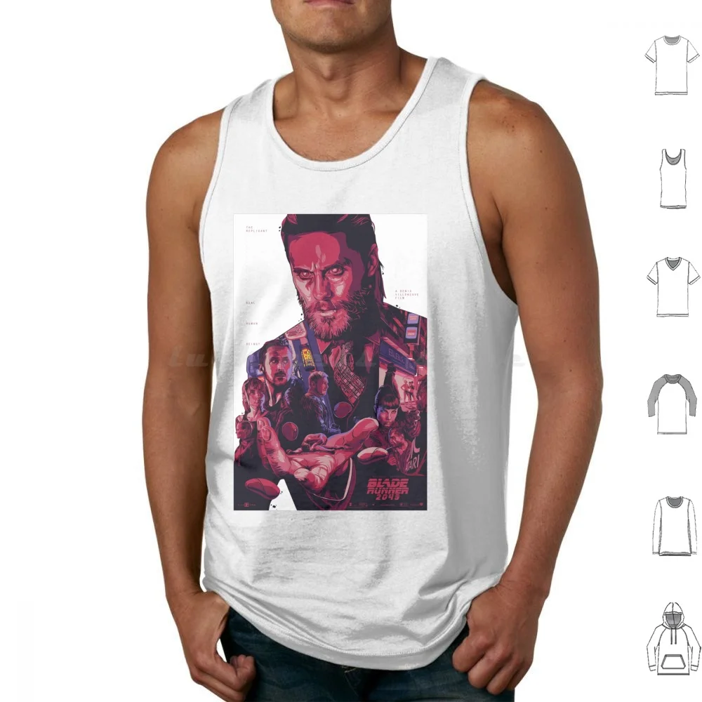 2049 Poster Tank Tops Vest Sleeveless Future 2049 K Replicant Wallace Deckard Bryant Neo Movie Classic Vintage