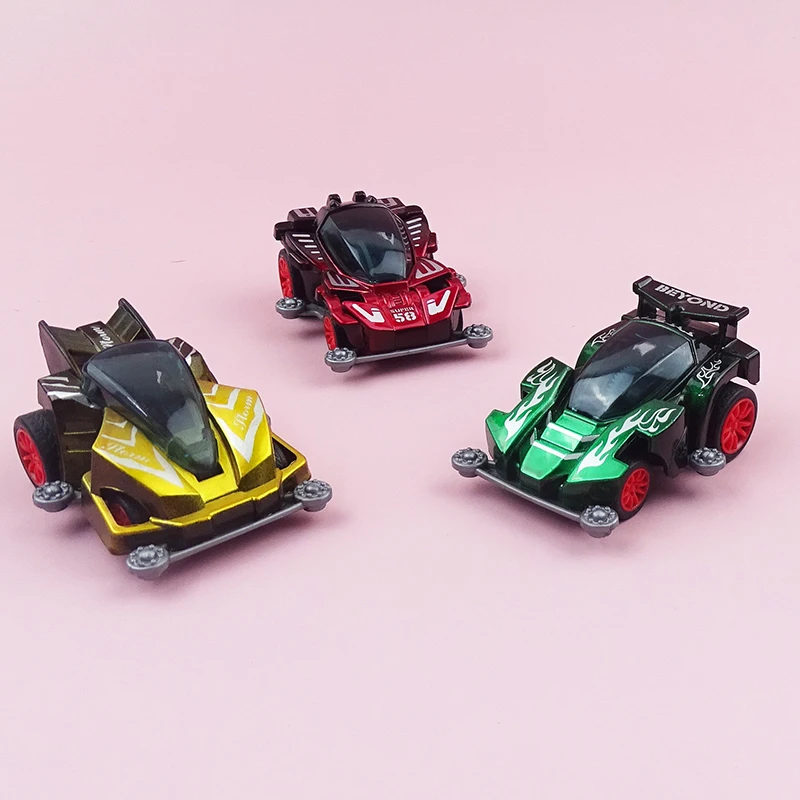 5Pcs Lustige kinder Puzzle Zurückziehen Auto Spielzeug Mini Gradienten 4WD Racing Auto Kindergarten Belohnung Spielzeug Jungen Urlaub geburtstag Geschenk