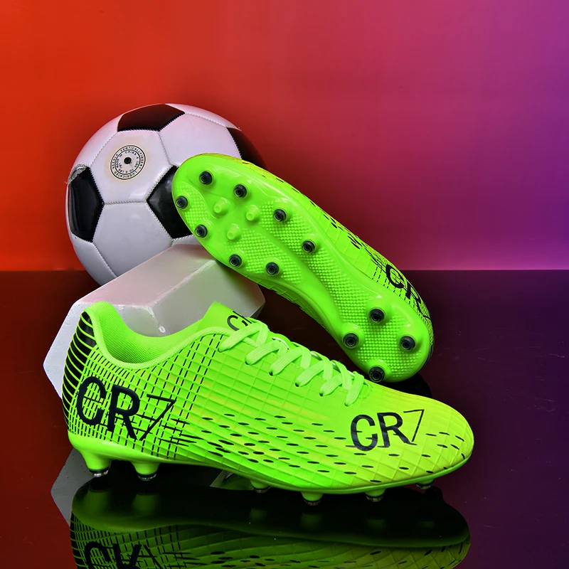 

Original Brand Blue Men's Professional Football Shoes Artificial Lawn Anti slip Men's Strap Low cut Football Shoes Men's