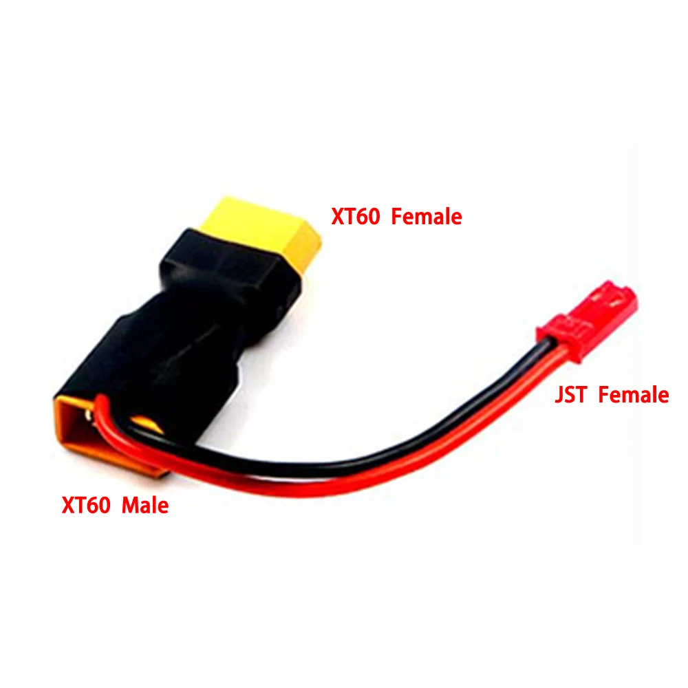 XT60 XT T plug Female to Male JST Male / Female in-line Power Adapter Lipo Connector for RC Battery Lipo