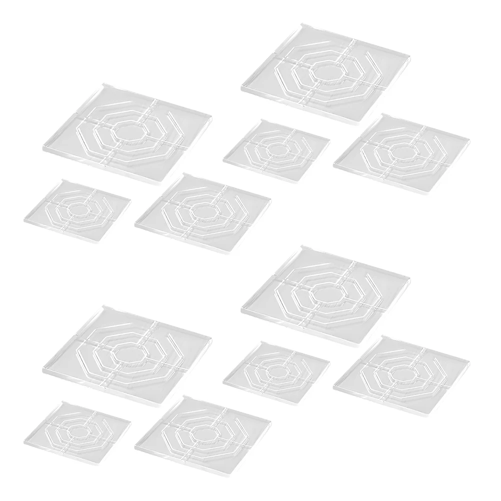 

12pcs Furniture Leg Pads Anti Slip Wear Resistant 40mm 60mm 80mm Size Soundproof Scratch Free Protector for Table Chair Bed