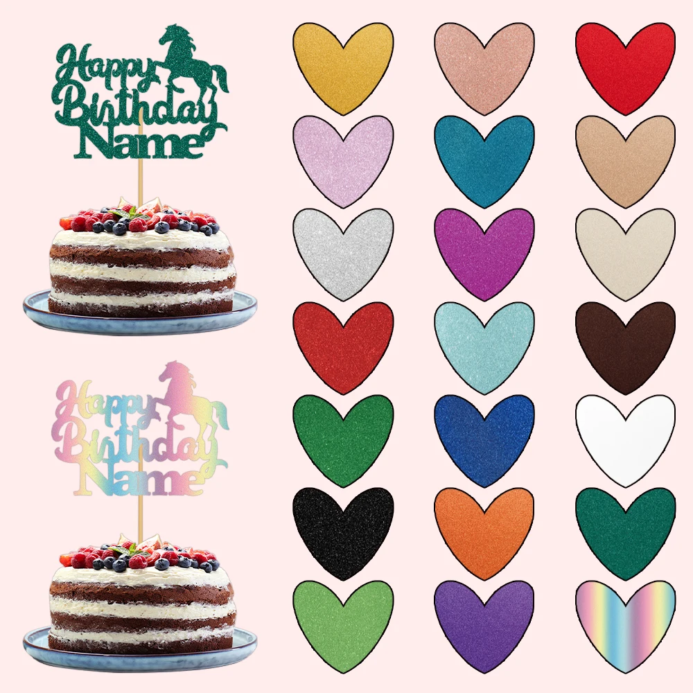 1 Stück personalisierbare Kuchendekoration mit beliebigem Namen für Pferdeliebhaber-Geburtstagsfeiern, Reitsport-Events-Dekoration