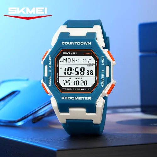 Imagen 2 del producto Reloj Electrónico para Hombre SKMEI 2596, Nuevo, con Alarma, Calendario, Cronógrafo, Luminoso, Digital, Reloj para Hombre