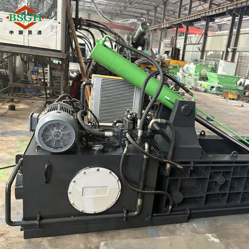 Recycling metal balers, hydraulic scrap metal balers, high-density iron, copper and aluminum packaging equipment