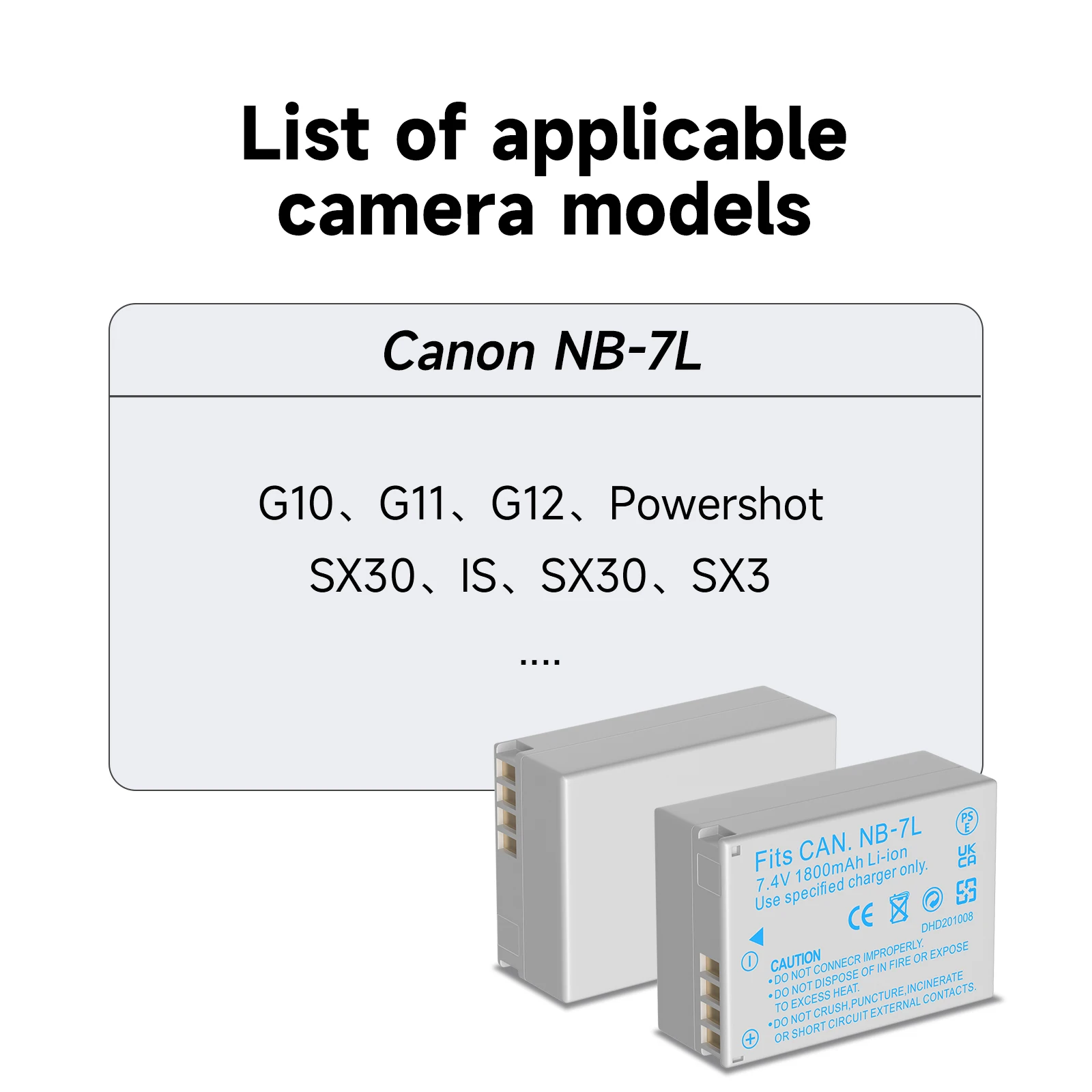 แบตเตอรี่7L Palo NB-7L NB & ที่ชาร์จอัจฉริยะ4 in 1สำหรับ Canon PowerShot SX30คือ G12 G10 G11 PC1428 PC1305 PC1564 PC1560