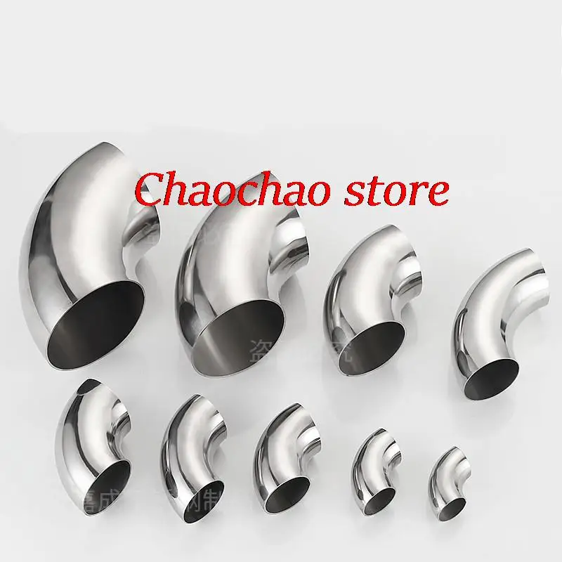 O/D 12.7/16/19/22/25/28/32/34/38/45/51-219mm 304 Stainless Steel Elbow Sanitary Welding 90 Degree Pipe Fittings